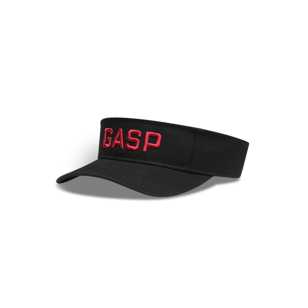 GASP Visor Cap Black/Red